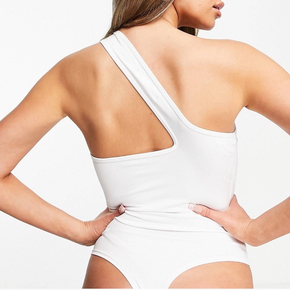 Threadbare One Shoulder Bodysuit - Picture 2 of 3